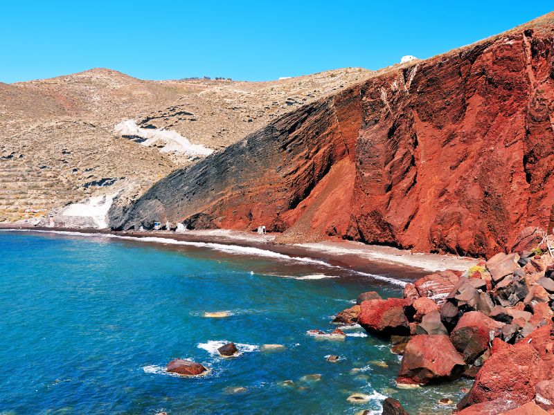 beaches in Santorini