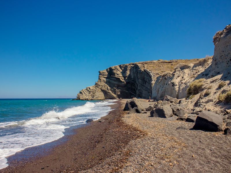 beaches in Santorini