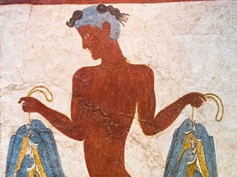 Frescoes in Akrotiri